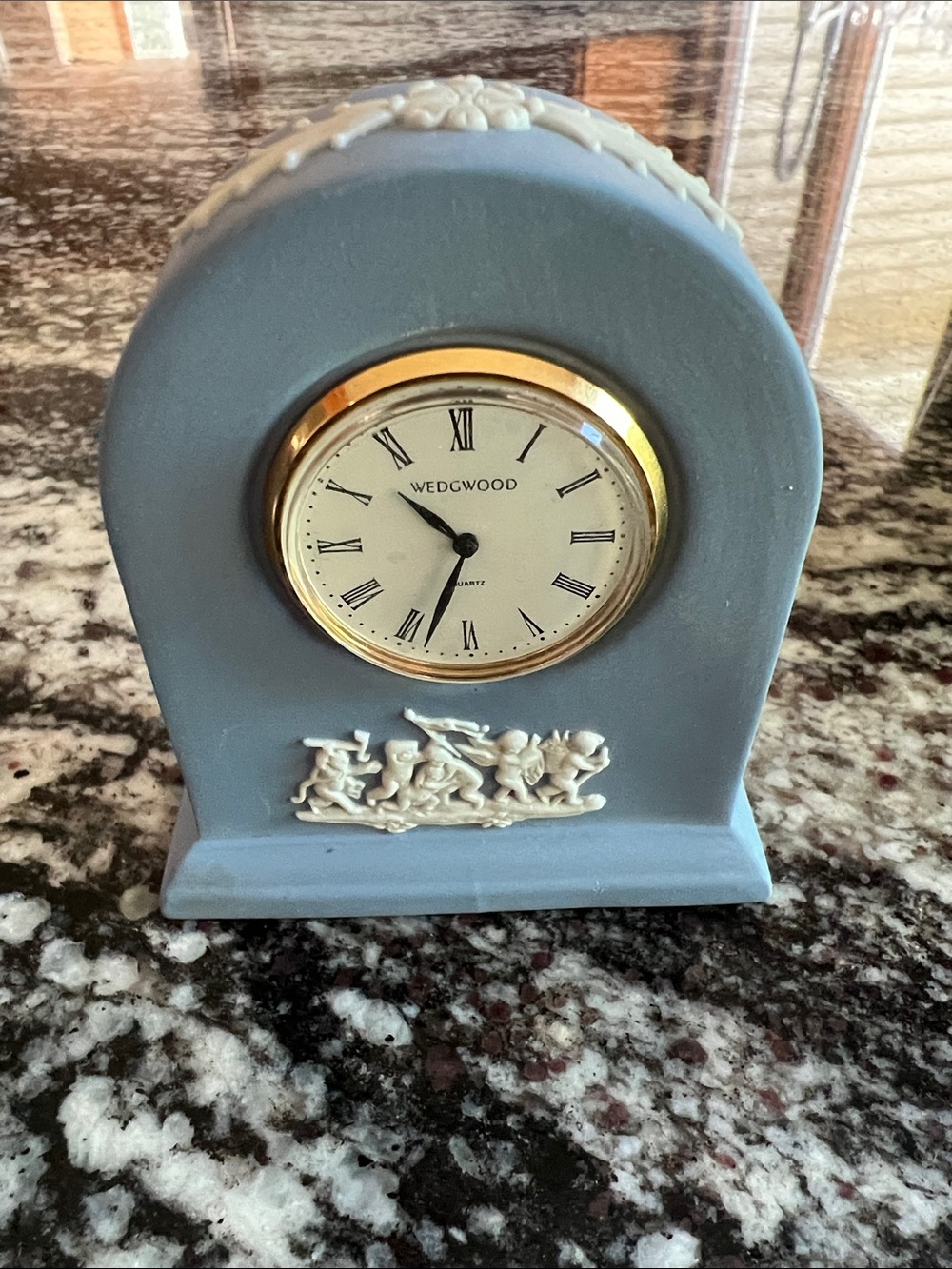 Wedgwood Blue Jasperware Clock